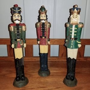 Trio of Nutcracker Soldiers